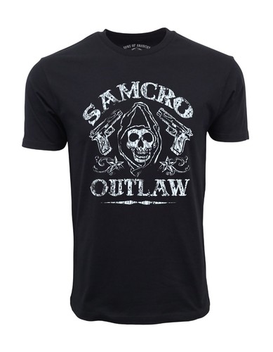 Samcro outlaw graphic shirt - t,
